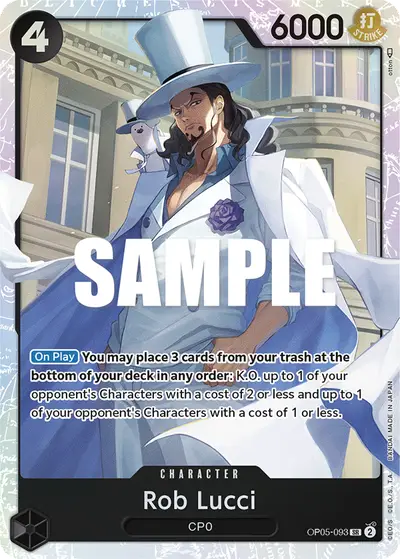 Rob Lucci OP05-093 OP05 Awakening of the New Era