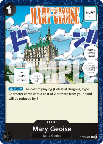 Mary Geoise OP05-097 Reprint PRB02 One Piece Card The Best Vol. 2
