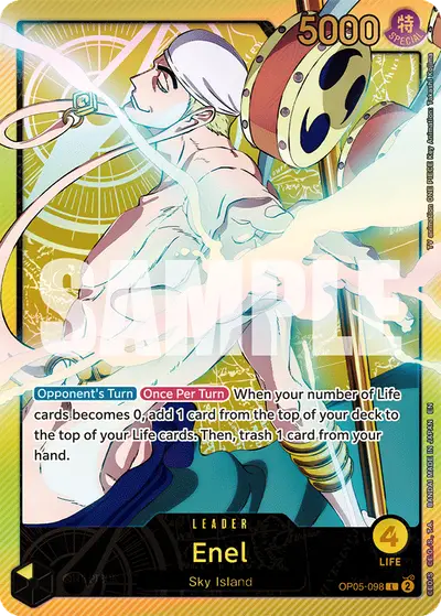 Enel OP05-098 SPR EB02 Anime 25th Collection