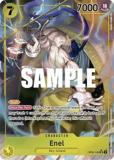 Enel OP05-100 Alternate Art OP05 Awakening of the New Era