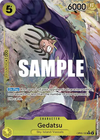 Gedatsu OP05-102 Alternate Art OP05 Awakening of the New Era