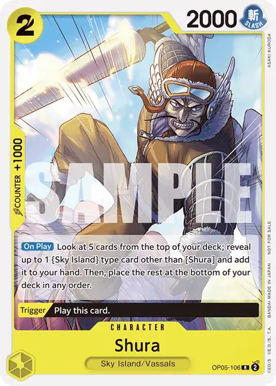 Shura OP05-106 Parallel 1 Promotion Cards