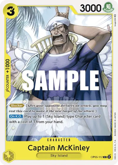 Captain McKinley OP05-112 OP05 Awakening of the New Era