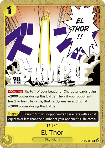 El Thor OP05-114 OP05 Awakening of the New Era
