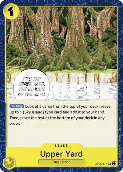 Upper Yard OP05-117 Reprint 1 PRB01 One Piece Card The Best