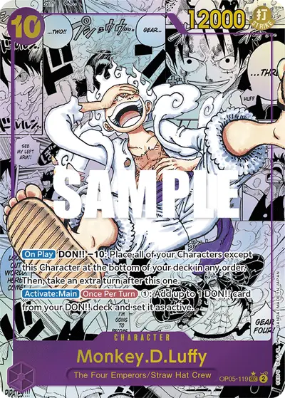 Monkey D. Luffy OP05-119 Manga OP05 Awakening of the New Era