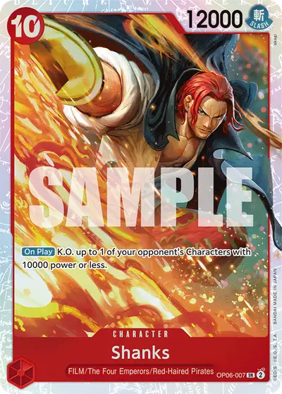 Shanks OP06-007 OP06 Wings of the Captain