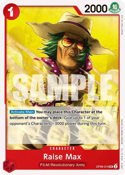 Raise Max OP06-016 OP06 Wings of the Captain