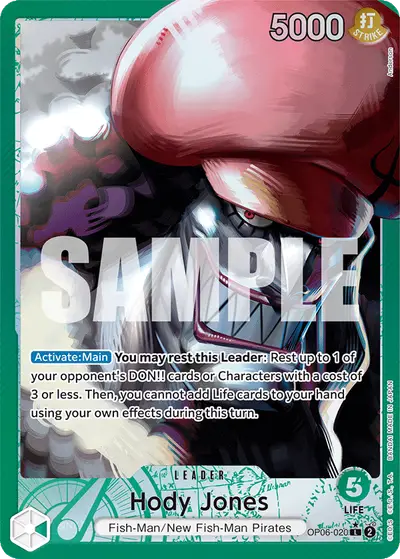 Hody Jones OP06-020 Alternate Art OP06 Wings of the Captain