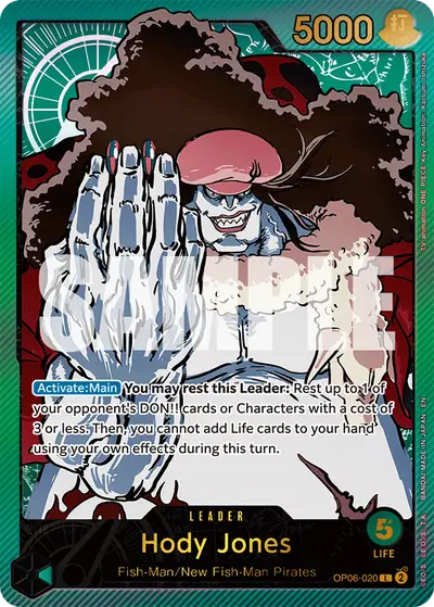 Hody Jones OP06-020 SPR EB02 Anime 25th Collection