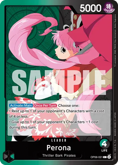 Perona OP06-021 OP06 Wings of the Captain