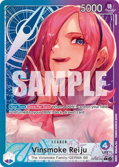 Vinsmoke Reiju OP06-042 Alternate Art OP06 Wings of the Captain