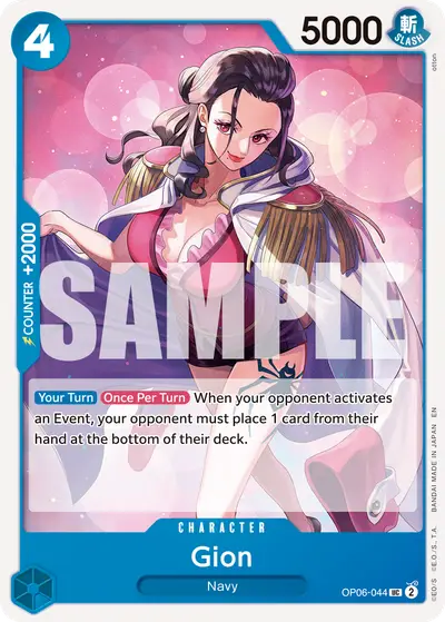 Gion OP06-044 Reprint PRB02 One Piece Card The Best Vol. 2