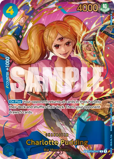 Charlotte Pudding OP06-047 Parallel 2 PRB02 One Piece Card The Best Vol. 2