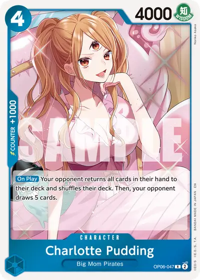 Charlotte Pudding OP06-047 Reprint PRB02 One Piece Card The Best Vol. 2