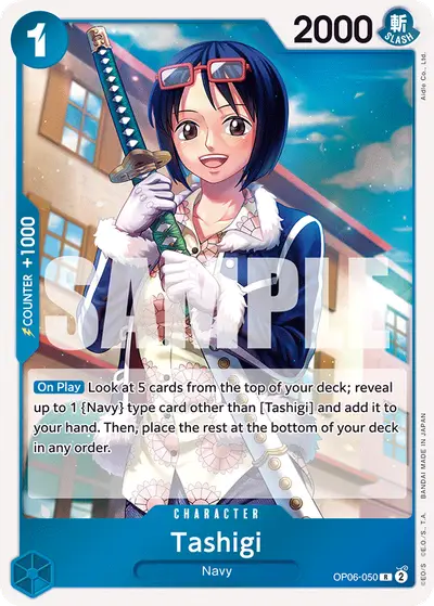 Tashigi OP06-050 OP06 Wings of the Captain