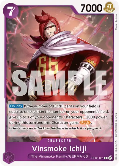 Vinsmoke Ichiji OP06-061 OP06 Wings of the Captain