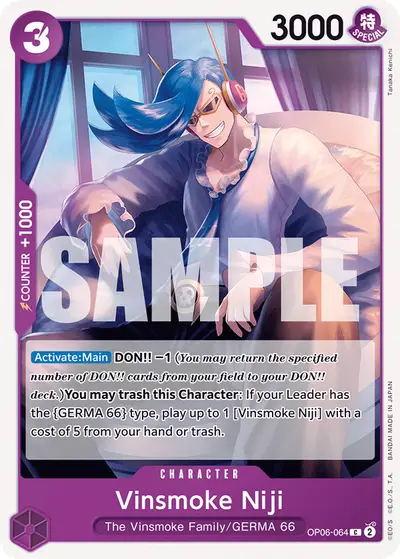 Vinsmoke Niji OP06-064 OP06 Wings of the Captain