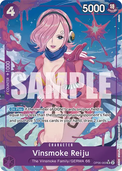 Vinsmoke Reiju OP06-069 Alternate Art PRB01 One Piece Card The Best