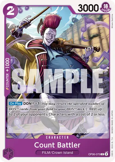 Count Battler OP06-075 OP06 Wings of the Captain