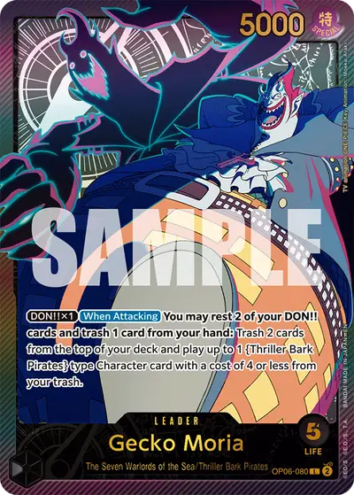 Gecko Moria OP06-080 SPR EB02 Anime 25th Collection
