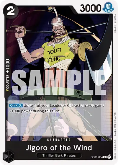 Jigoro of the Wind OP06-084 OP06 Wings of the Captain