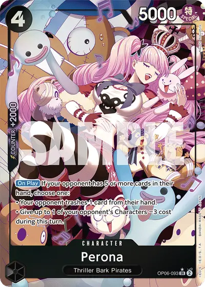 Perona OP06-093 Alternate Art OP06 Wings of the Captain