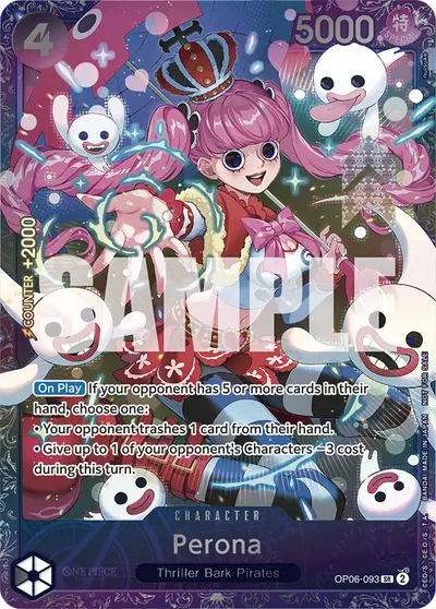 Perona OP06-093 Parallel 3 Promotion Cards