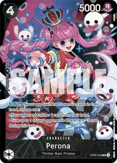 Perona OP06-093 Parallel 4 Promotion Cards