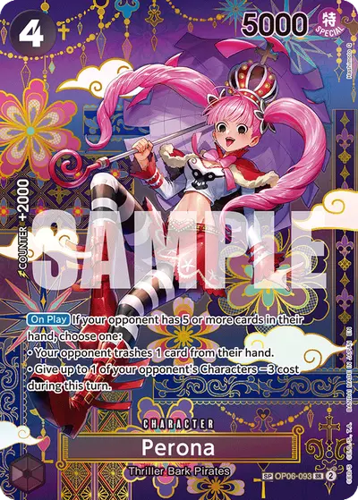 Perona OP06-093 SP OP14 The Azure Sea's Seven