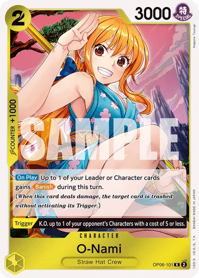 O-Nami OP06-101 OP06 Wings of the Captain