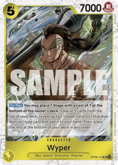 Wyper OP06-114 Jolly Roger Foil PRB01 One Piece Card The Best