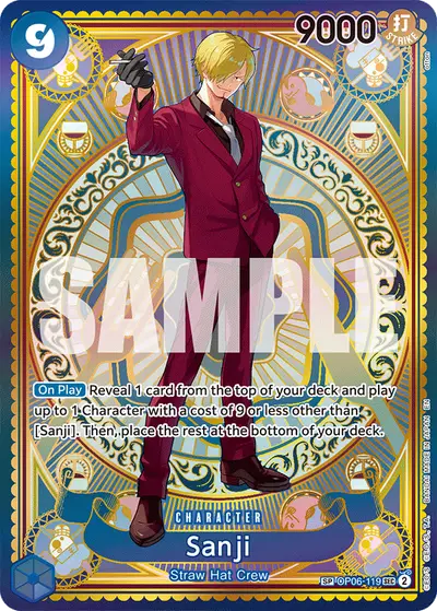 Sanji OP06-119 SP OP11 A Fist of Divine Speed