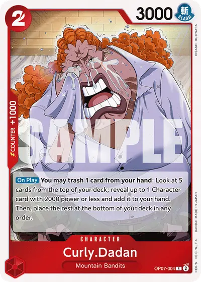 Curly Dadan OP07-004 OP07 500 Years in the Future