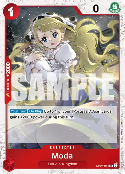 Moda OP07-014 Parallel 1 PRB02 One Piece Card The Best Vol. 2