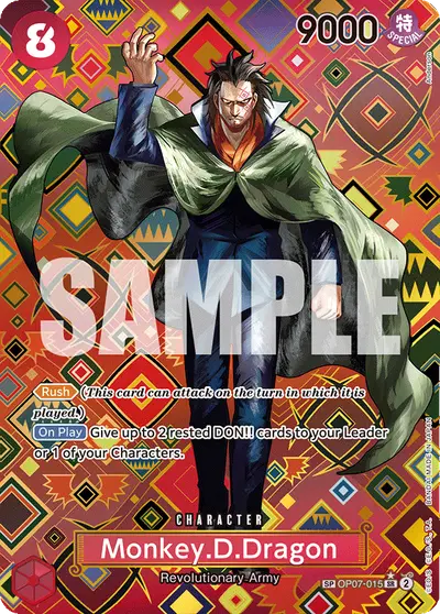 Monkey D. Dragon OP07-015 SP OP09 Emperors in the New World
