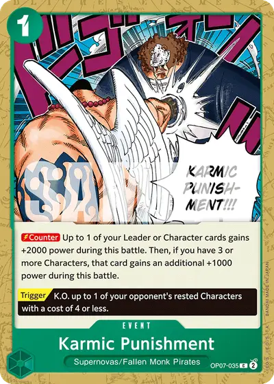 Karmic Punishment OP07-035 OP07 500 Years in the Future