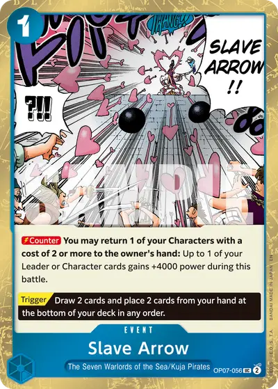 Slave Arrow OP07-056 Pirate Foil PRB02 One Piece Card The Best Vol. 2