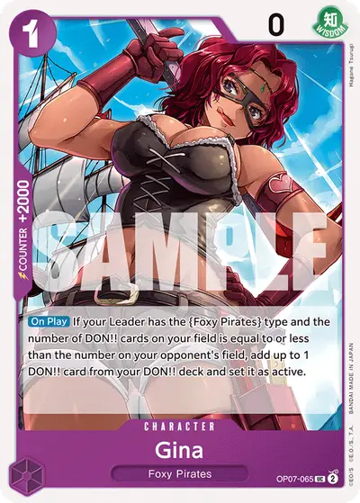 Gina OP07-065 OP07 500 Years in the Future