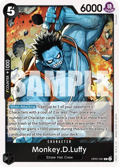 Monkey D. Luffy OP07-091 OP07 500 Years in the Future