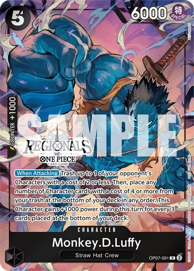 Monkey D. Luffy OP07-091 Parallel 1 Other Product Cards