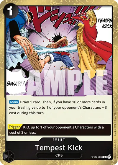 Tempest Kick OP07-096 OP07 500 Years in the Future