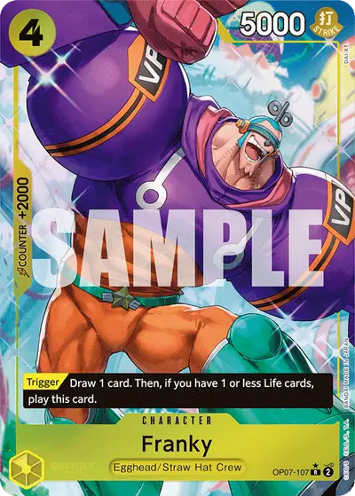 Franky OP07-107 Parallel OP07 500 Years in the Future