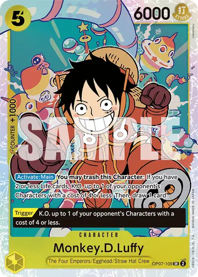 Monkey D. Luffy OP07-109 OP07 500 Years in the Future
