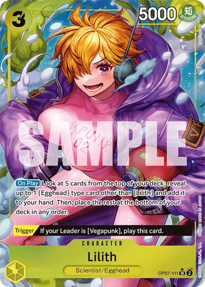 Lilith OP07-111 Parallel OP07 500 Years in the Future