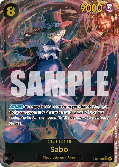 Sabo OP07-118 Parallel OP07 500 Years in the Future