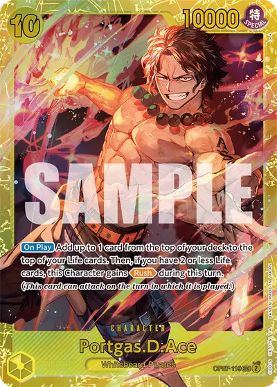 Portgas D. Ace OP07-119 OP07 500 Years in the Future