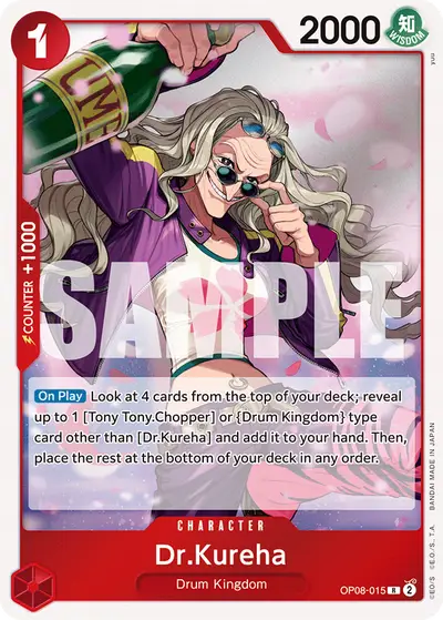 Dr. Kureha OP08-015 OP08 Two Legends