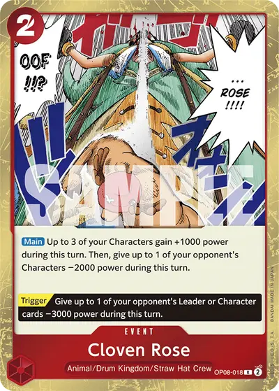 Cloven Rose OP08-018 OP08 Two Legends