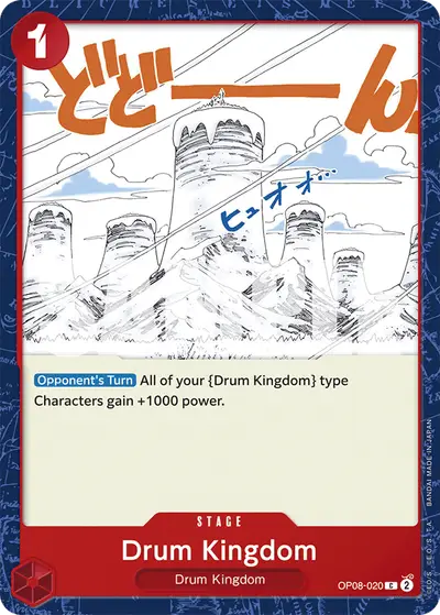 Drum Kingdom OP08-020 OP08 Two Legends